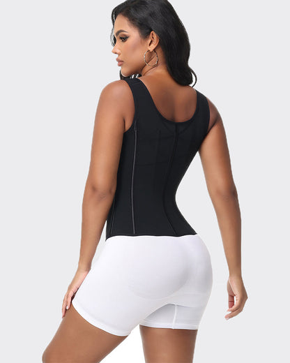Waist Trainer for Women Tummy Control Sports Girdle with Adjustable Shoulder Strap