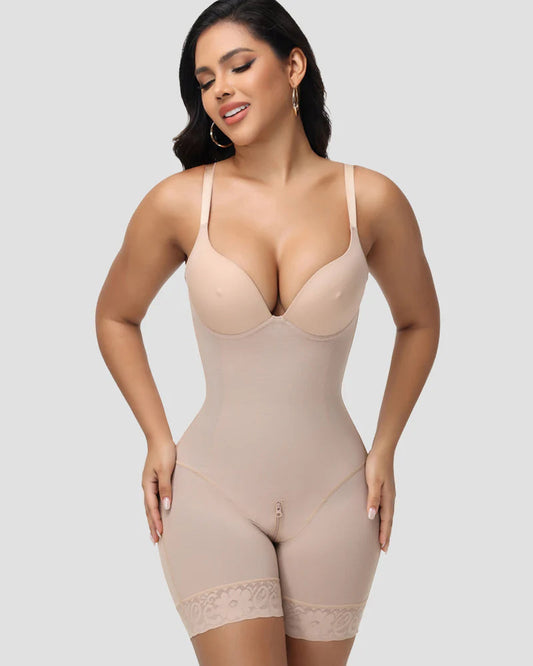 Shapshe® Sexy Nipple Bra Tummy Control Shapwear Bodysuit