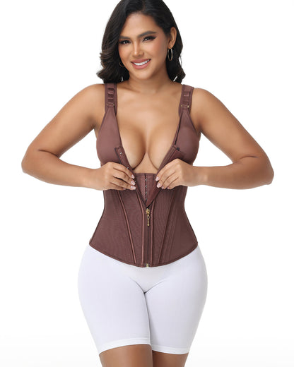 Shapshe® Fajas Colombianas Waist Trainer with Built-in Bra