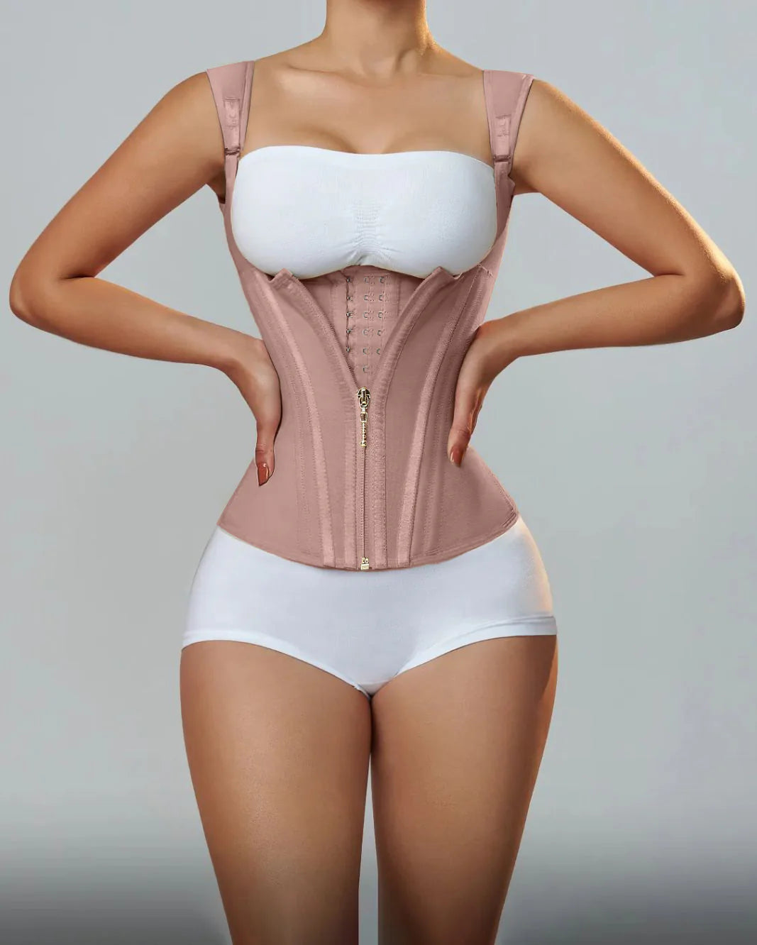 Shapshe® Open Bust Steel Bones Tummy Control Waist Trainer Vest