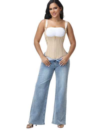 Shapshe® Double Layer Compression Curved Boned Waist Trainer