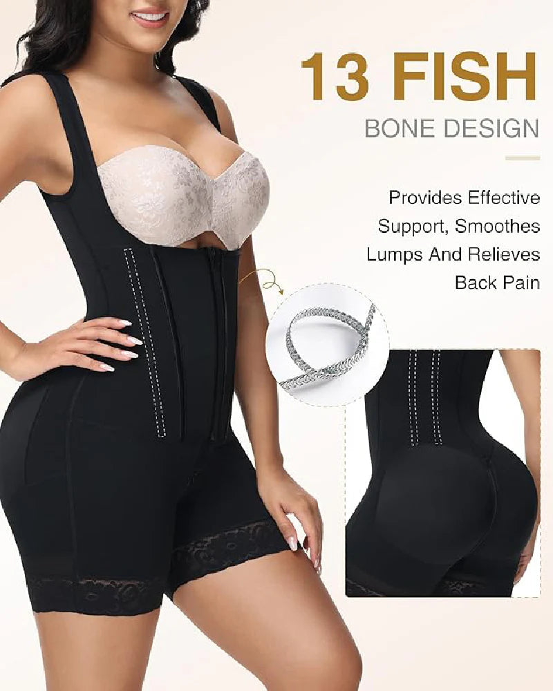 Shapshe® Double Layer High Compression Open Bust Shapewear