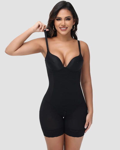 Shapshe® Sexy Nipple Bra Tummy Control Shapwear Bodysuit