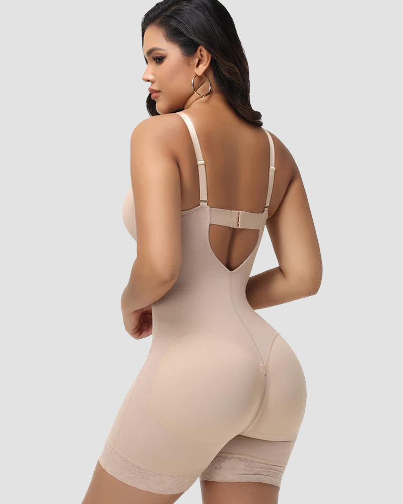 Shapshe® Sexy Nipple Bra Tummy Control Shapwear Bodysuit
