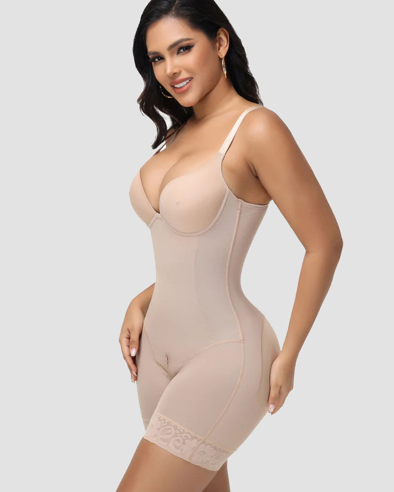 Shapshe® Sexy Nipple Bra Tummy Control Shapwear Bodysuit