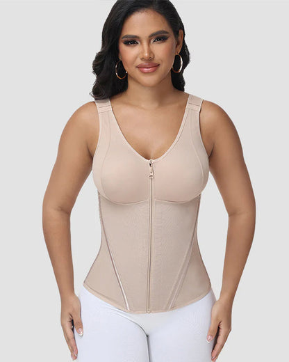 Shapshe® Tummy Control Waist Trainer Vest with Padded Bra