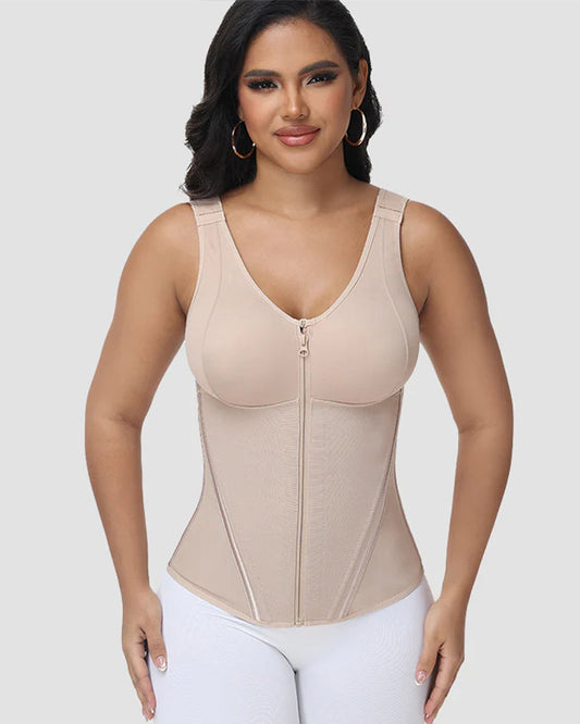 Shapshe® Tummy Control Waist Trainer Vest with Padded Bra