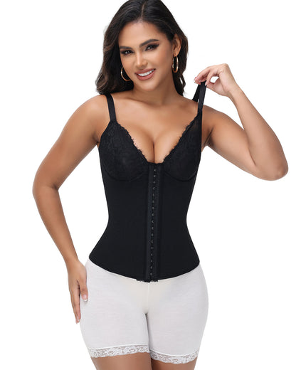 Shapshe® Sexy V Neck Lace Shapewear Vest Waist Trainer