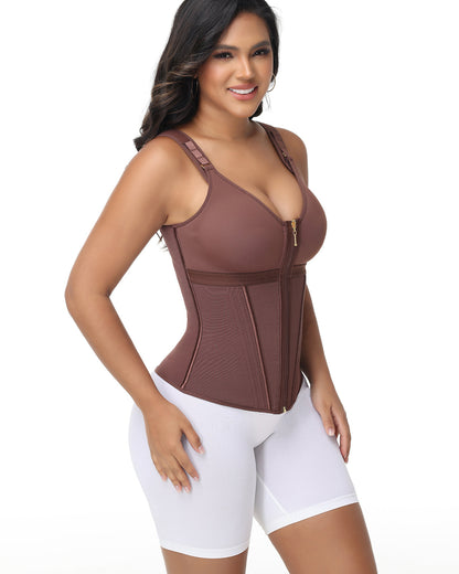 Shapshe® Fajas Colombianas Waist Trainer with Built-in Bra
