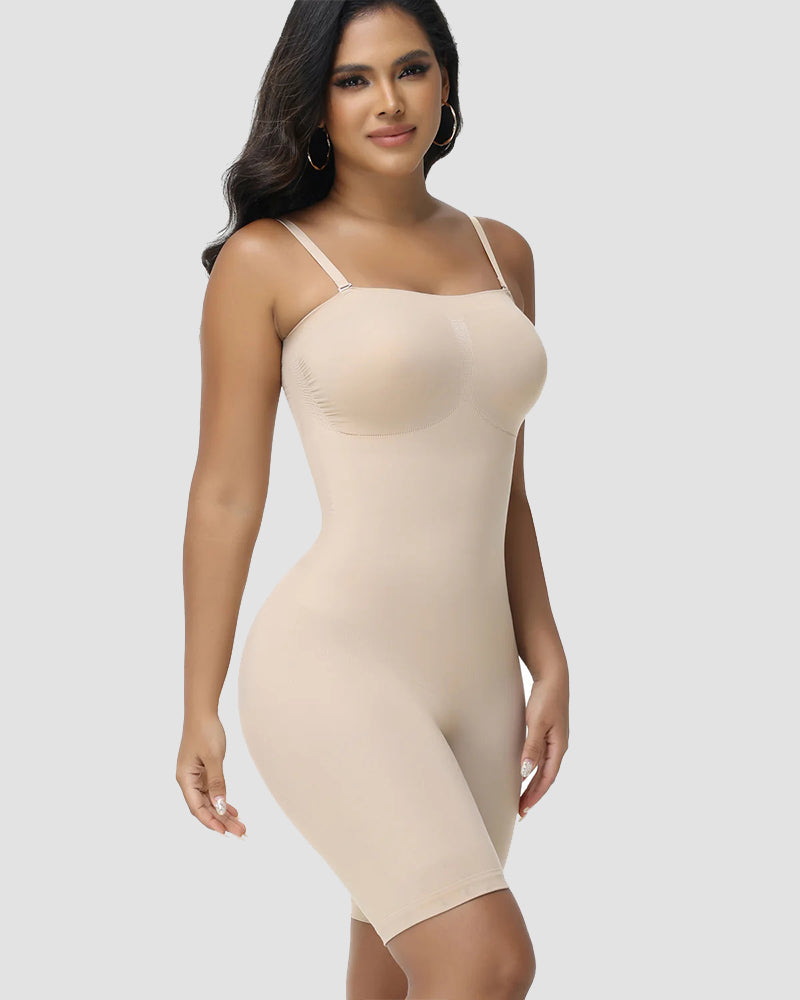 Shapshe® Hourglass Strapless Tummy Control Shapewear Bodysuit