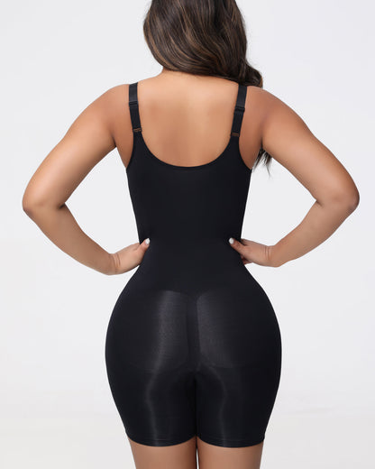 Shapshe® Seamless Open Bust Bodysuit Tummy Control Body Shaper