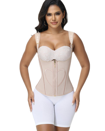 Shapshe® Fajas Colombianas Heart Pattern Tank Top Waist Trainer