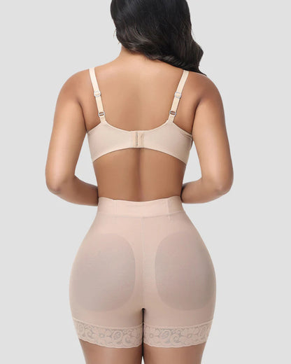 Shapshe® High Waisted Cross Design Butt Lifter Shaping Shorts