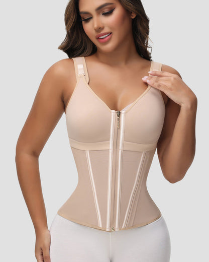 Shapshe® Fajas Colombianas Waist Trainer with Built-in Bra