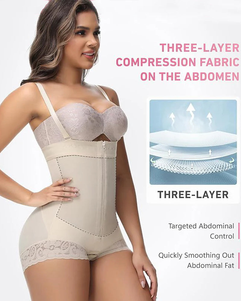 Shapshe® Faja Shaper Tummy Control Shapewear Bodysuit