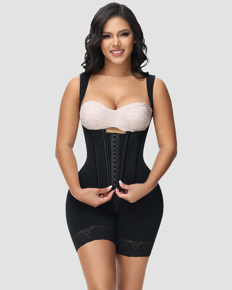 Shapshe® Double Layer High Compression Open Bust Shapewear