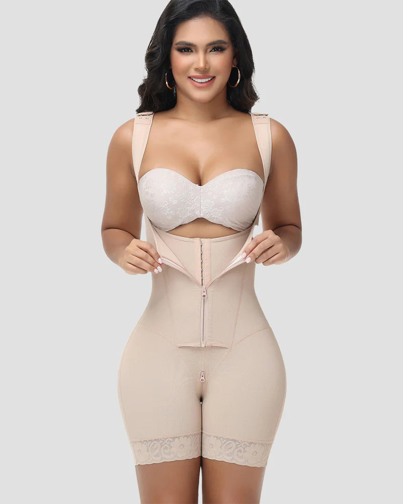 Shapshe® Fajas Colombianas Open Bust Waist Trainer Body Shaper