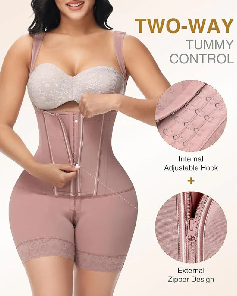 Shapshe® Double Layer High Compression Open Bust Shapewear