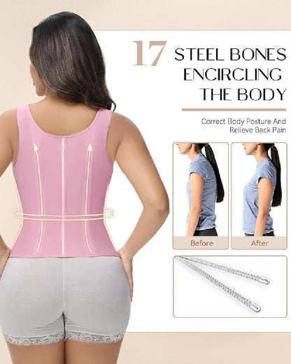 Shapshe® Fajas Colombianas Waist Trainer with Built-in Bra