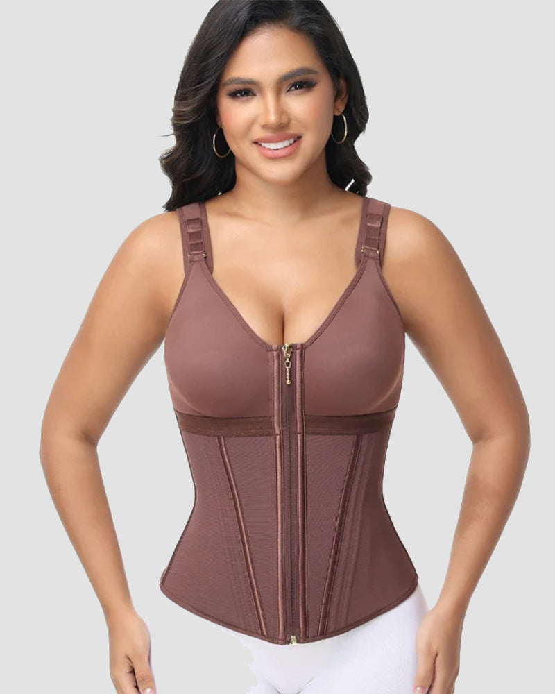 Shapshe® Fajas Colombianas Waist Trainer with Built-in Bra