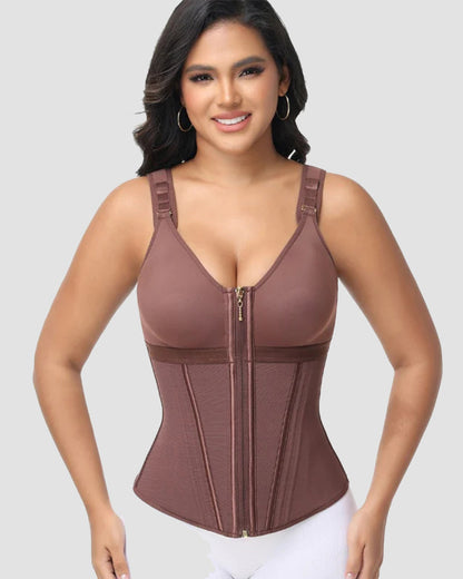 Shapshe® Fajas Colombianas Waist Trainer with Built-in Bra