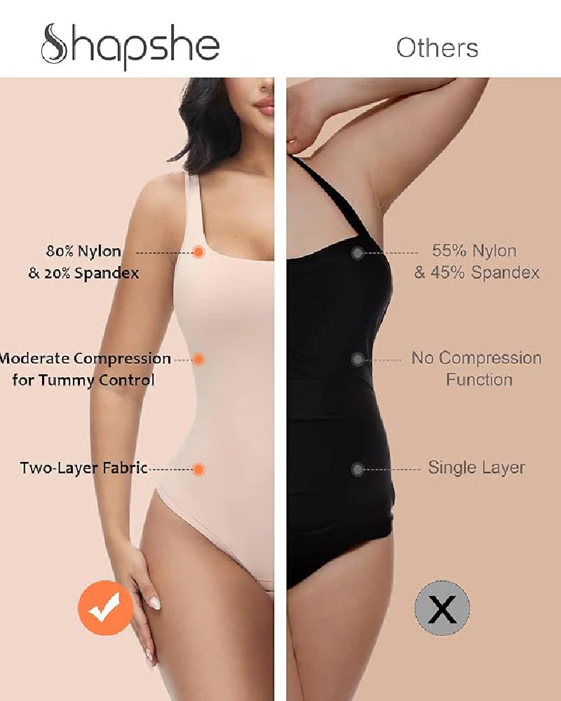 Shapshe® Seamless Tummy Control Thong Body Shaper