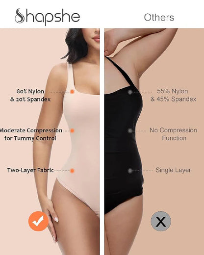 Shapshe® Seamless Tummy Control Thong Body Shaper