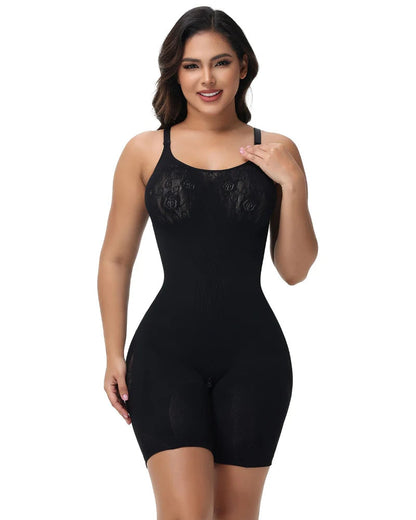 Shapshe® Seamless Rose Jacquard Shapewear Bodysuit