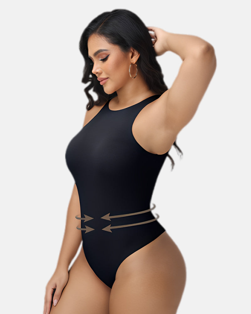 Shapshe®Women Seamless Bodysuit Tummy Control Shapewear Sleeveless Crew