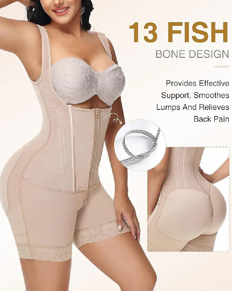 Shapshe® Double Layer High Compression Open Bust Shapewear