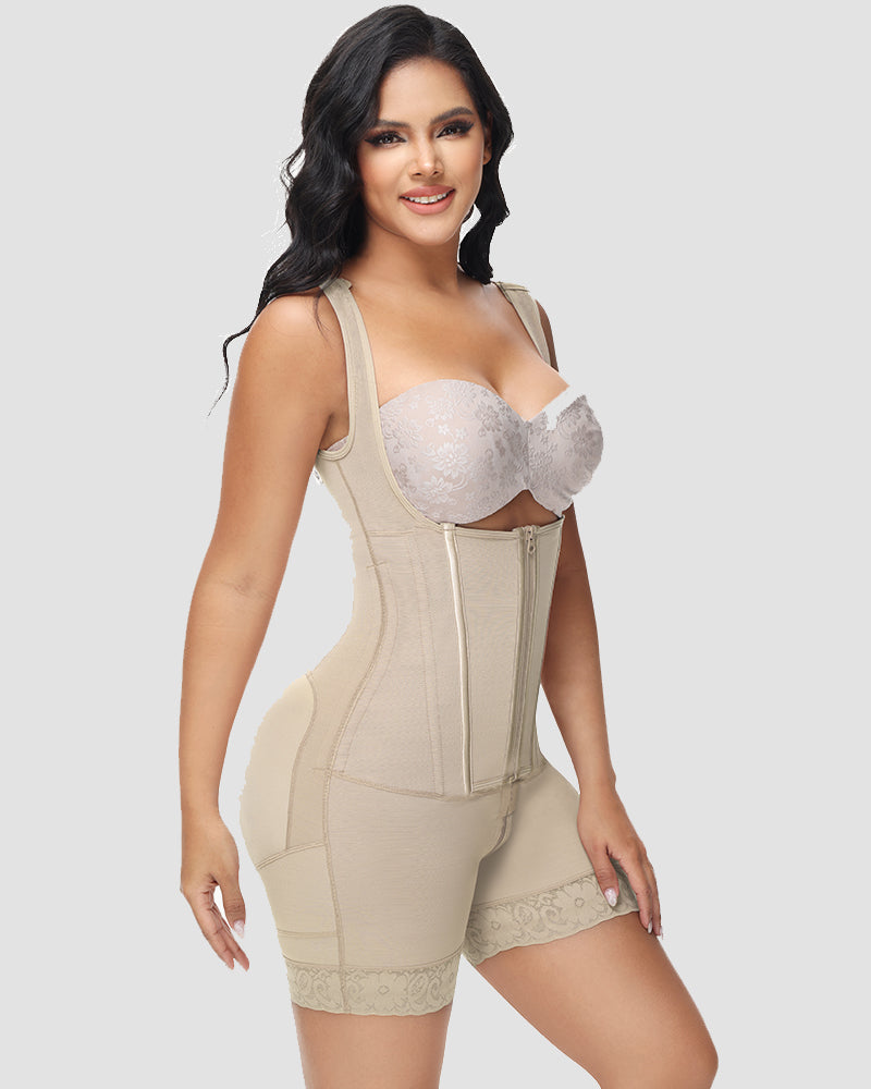 Shapshe® Double Layer High Compression Open Bust Shapewear