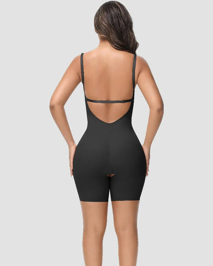 Shapshe® U Plunge Tummy Control Bodysuit with Built-In Bra