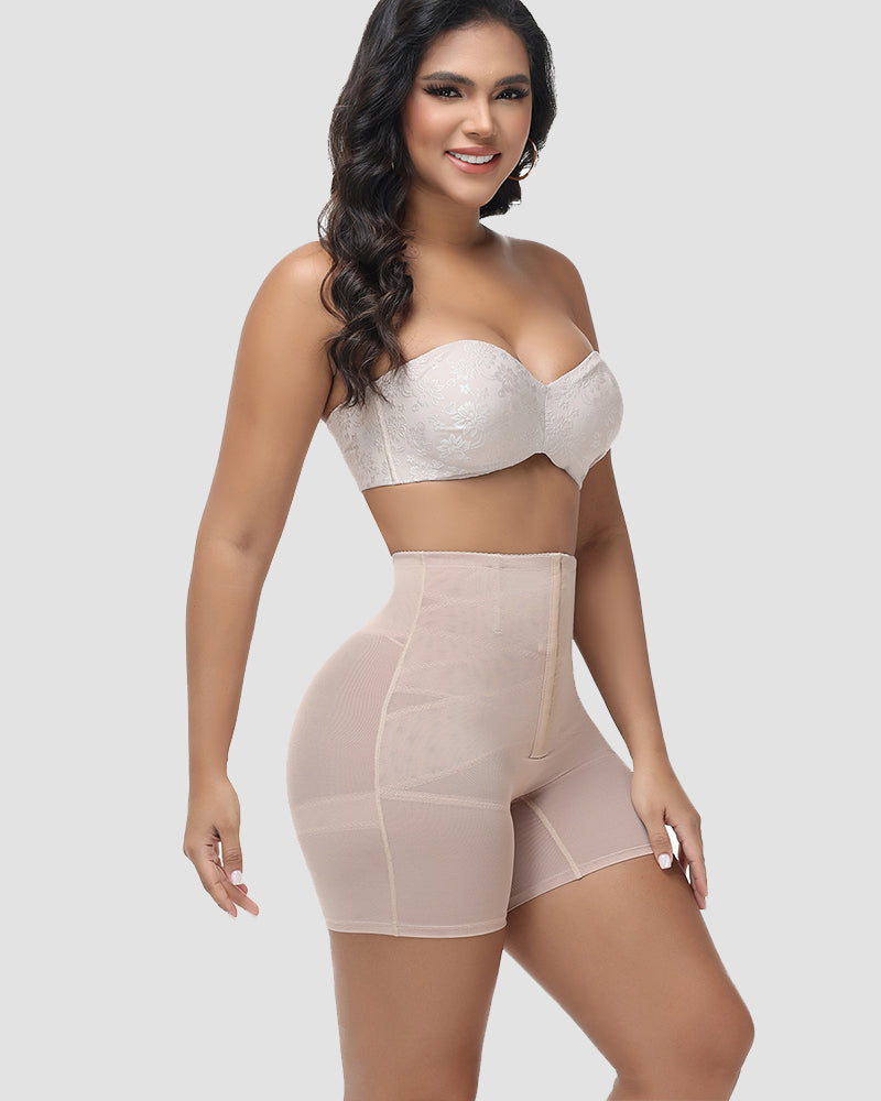 Shapshe® Mesh High Waist Tummy Control Shaping Shorts