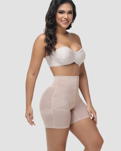 Shapshe® Mesh High Waist Tummy Control Shaping Shorts