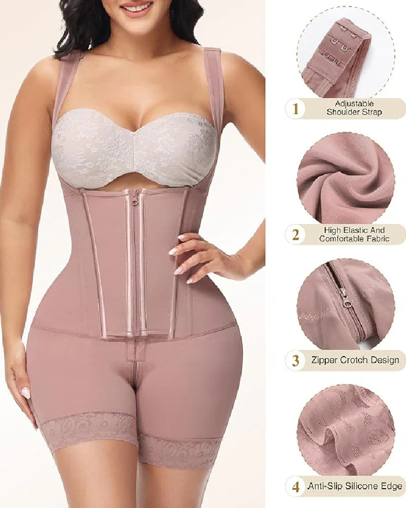 Shapshe® Double Layer High Compression Open Bust Shapewear