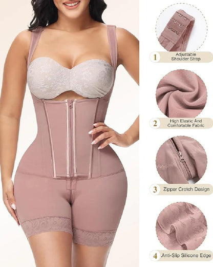Shapshe® Double Layer High Compression Open Bust Shapewear