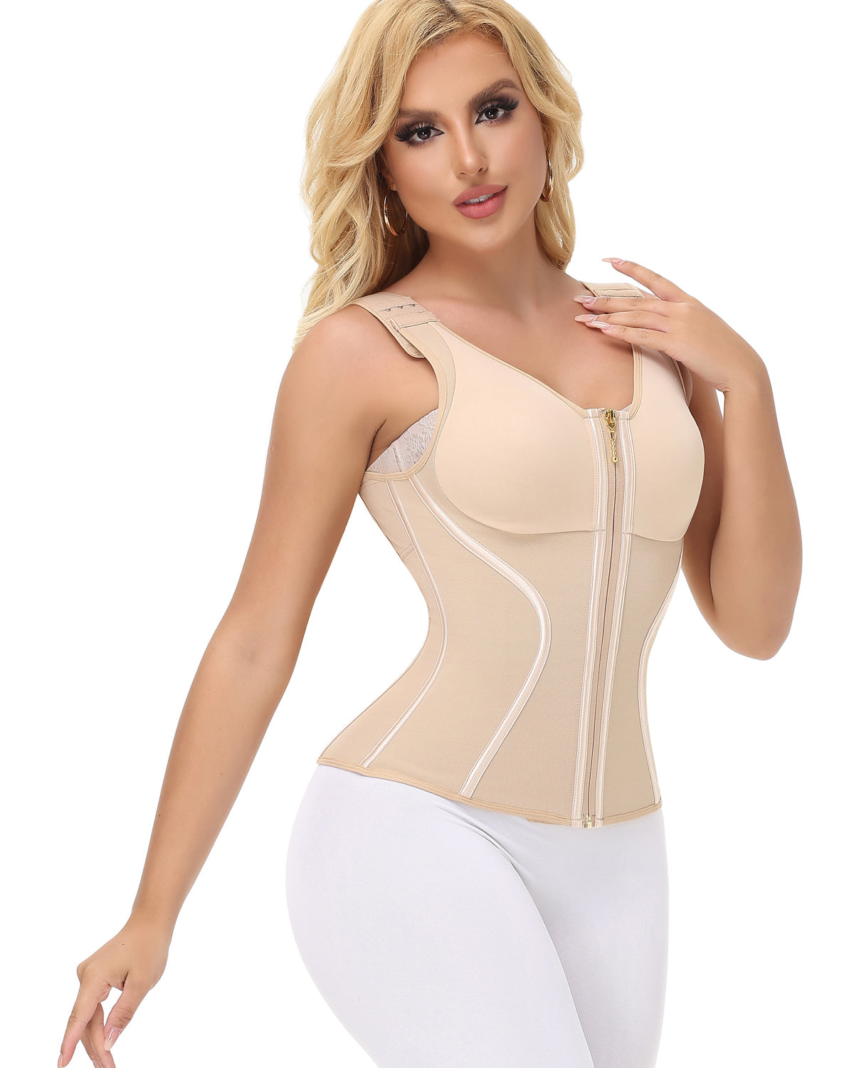 Shapshe® Tummy Control Hourglass Waist Trainer with Built-in Bra