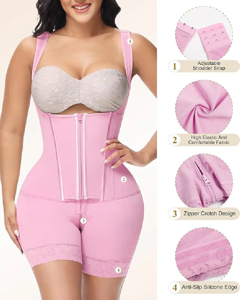 Shapshe® Double Layer High Compression Open Bust Shapewear