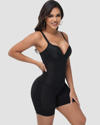 Shapshe® Sexy Nipple Bra Tummy Control Shapwear Bodysuit