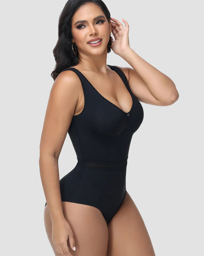 Shapshe® Lace Slimming Tummy Control Shapewear Bodysuit