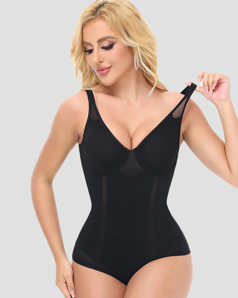 Shapshe® Mesh Built In Bra Tummy Control Bodysuit