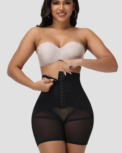 Shapshe® Mesh High Waist Tummy Control Shaping Shorts