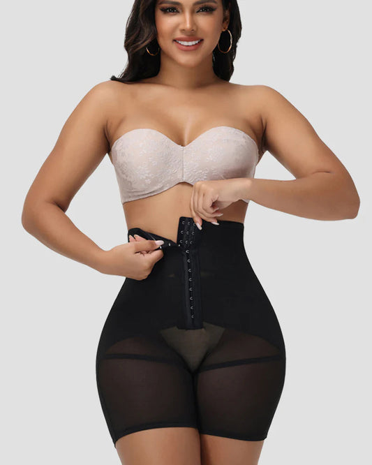 Shapshe® Mesh High Waist Tummy Control Shaping Shorts
