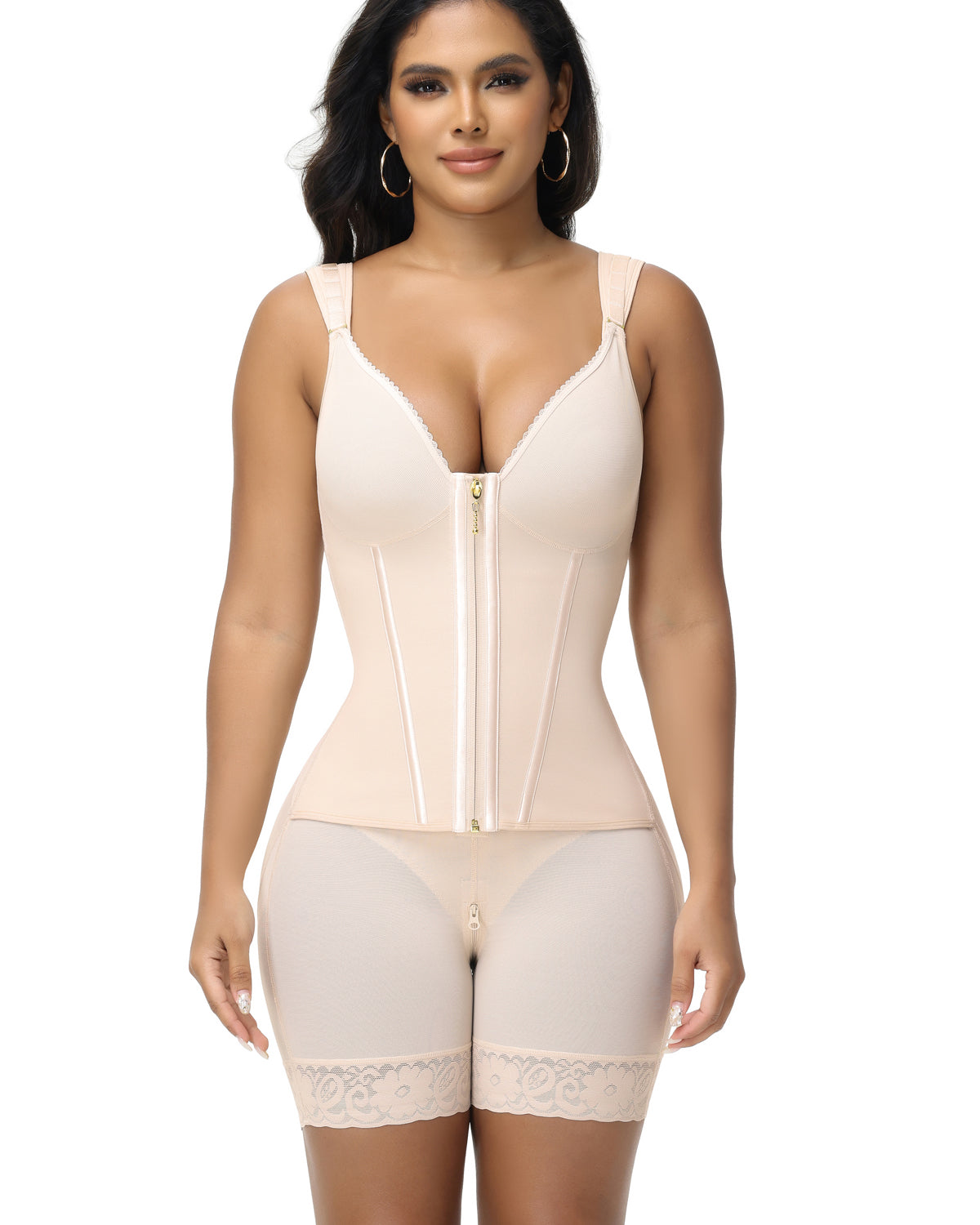 Shapshe® Sheer Mesh Full Coverage Waist Trainer Body Shaper