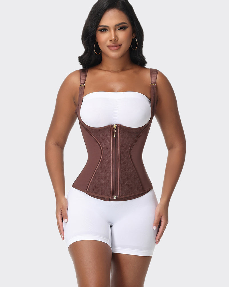 Waist Trainer for Women Tummy Control Sports Girdle with Adjustable Shoulder Strap