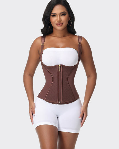 Waist Trainer for Women Tummy Control Sports Girdle with Adjustable Shoulder Strap