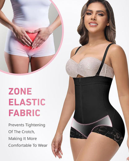 Shapshe® Faja Shaper Tummy Control Shapewear Bodysuit