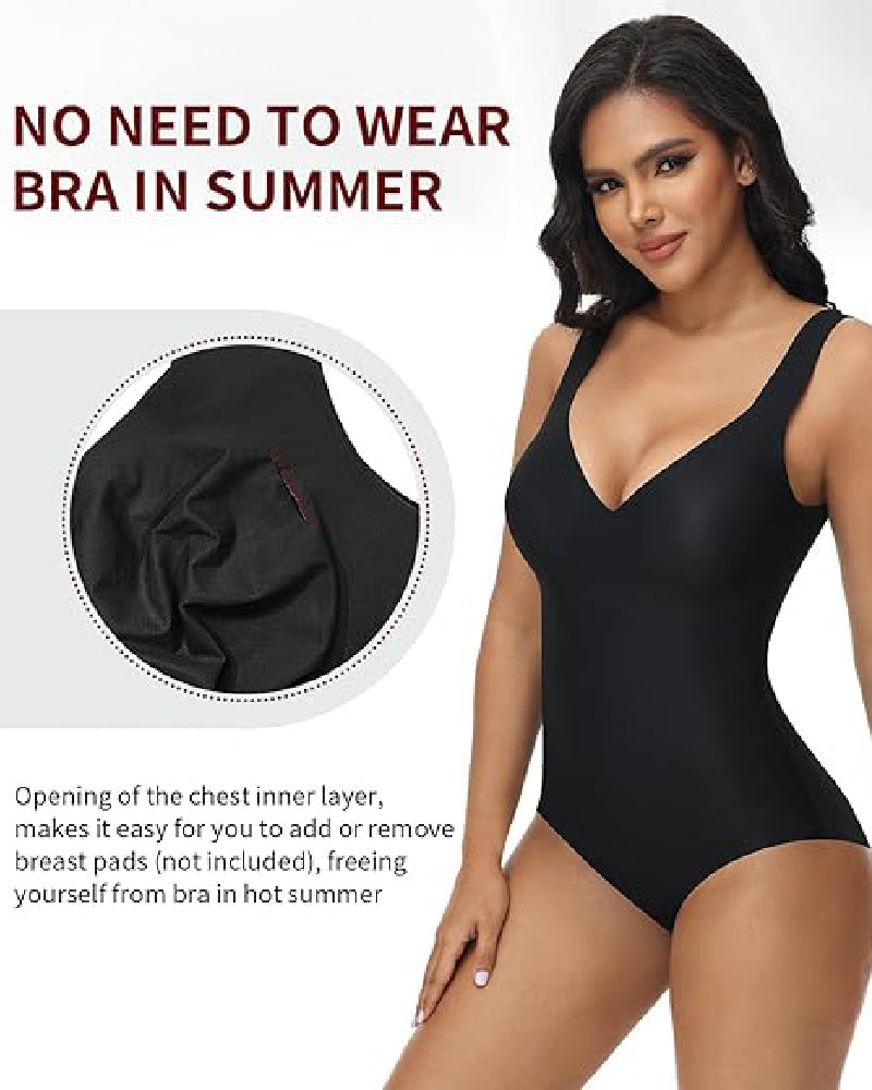 Shapshe® Seamless Ice Silk Tummy Control Bodysuit Bodyshaper