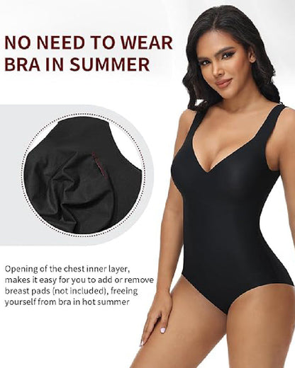 Shapshe® Seamless Ice Silk Tummy Control Bodysuit Bodyshaper