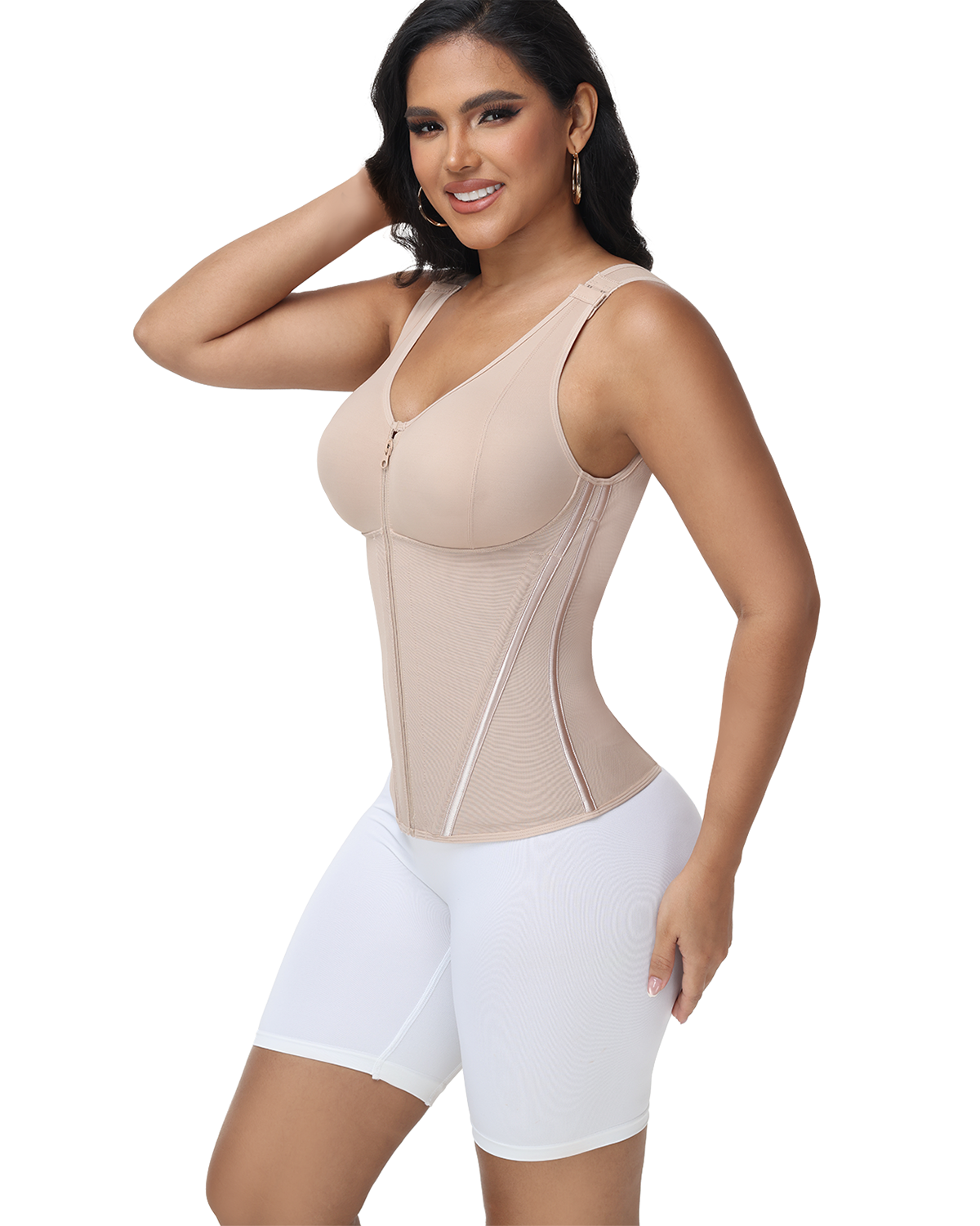 Shapshe® Tummy Control Waist Trainer Vest with Padded Bra